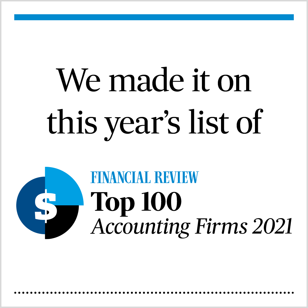DFK ANZ made it on this year's list of Top 100 Accounting Firms 2021 DFKANZ