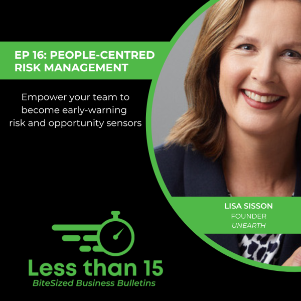 EP 16 People-Centred Risk Management Lisa Sisson LESS THAN 15 DFKANZ
